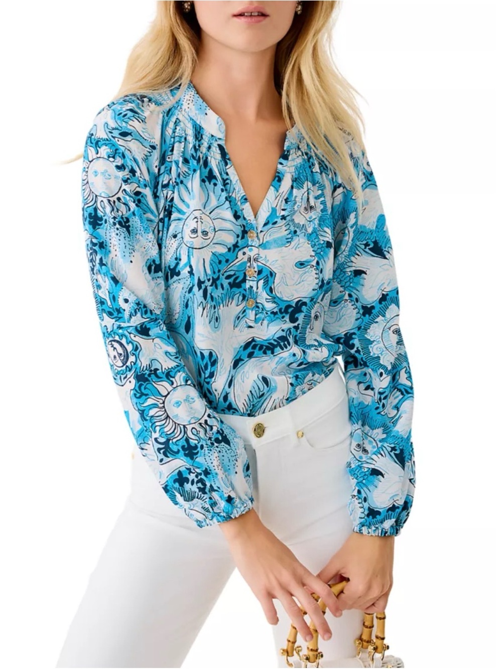 Women's Elsa Silk Top Size Medium